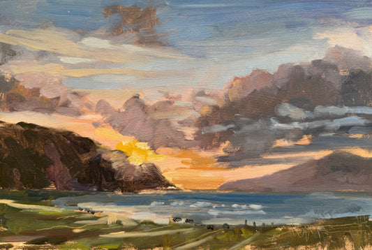 Sunset on Laig,  Eigg