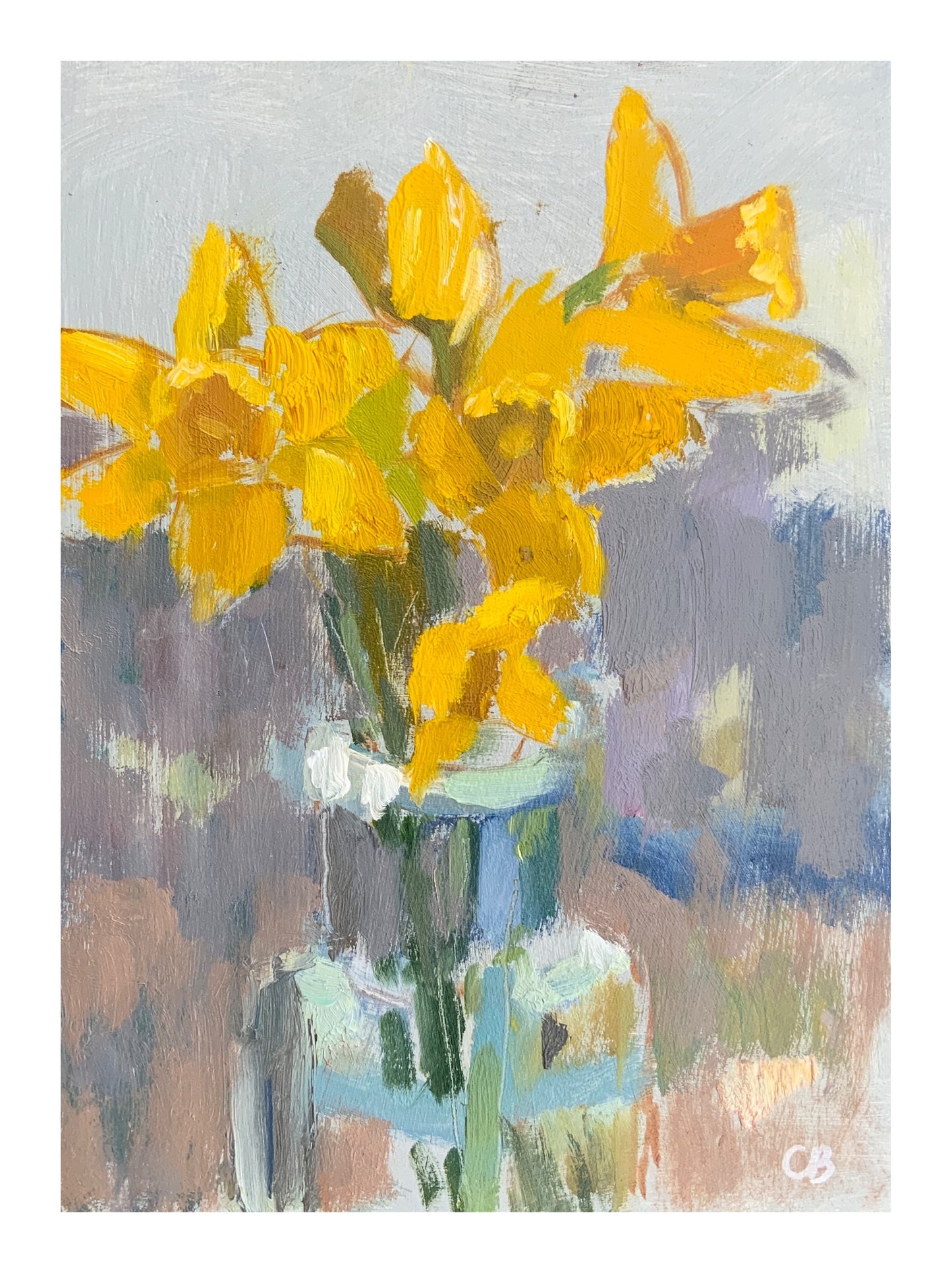 Daffodils on the Windowsill SOLD