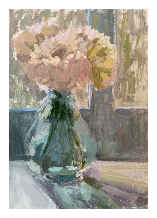 Chrysanthemums Morning Light, SOLD