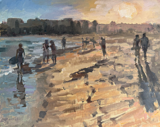 Figures,  Sunset